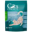 Растительный комкующийся наполнитель тофу Cat's choice без аромата 48 л/20 кг